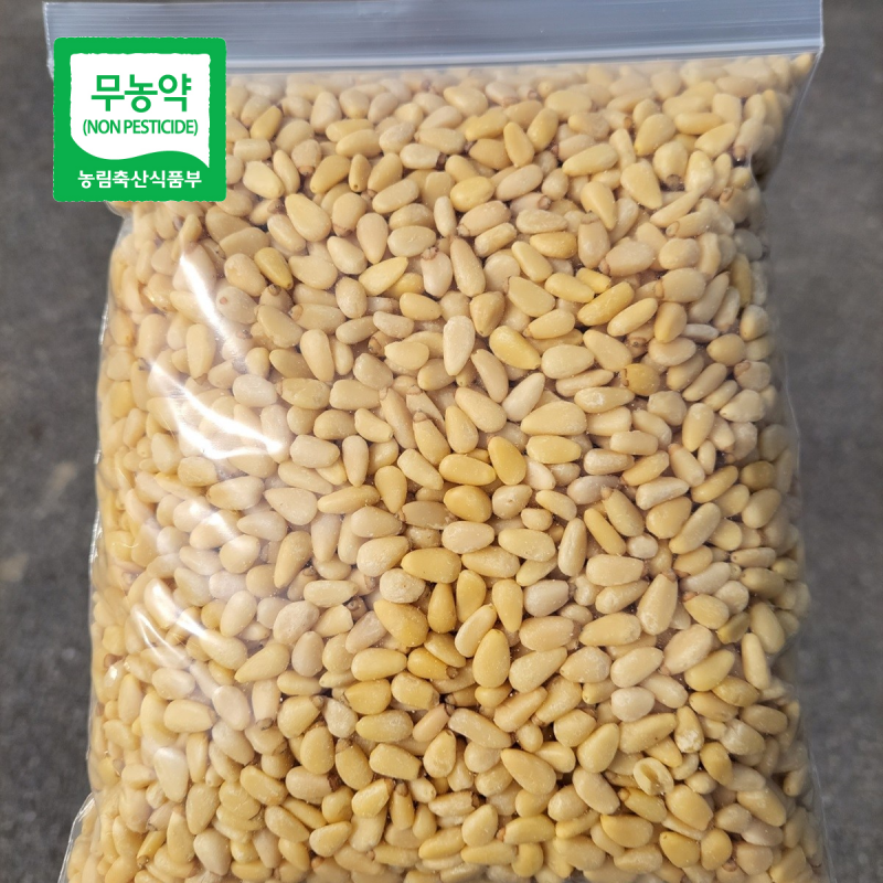 태기산잣,국내산 태기산잣 2-3번잣 1kg 황잣 백잣