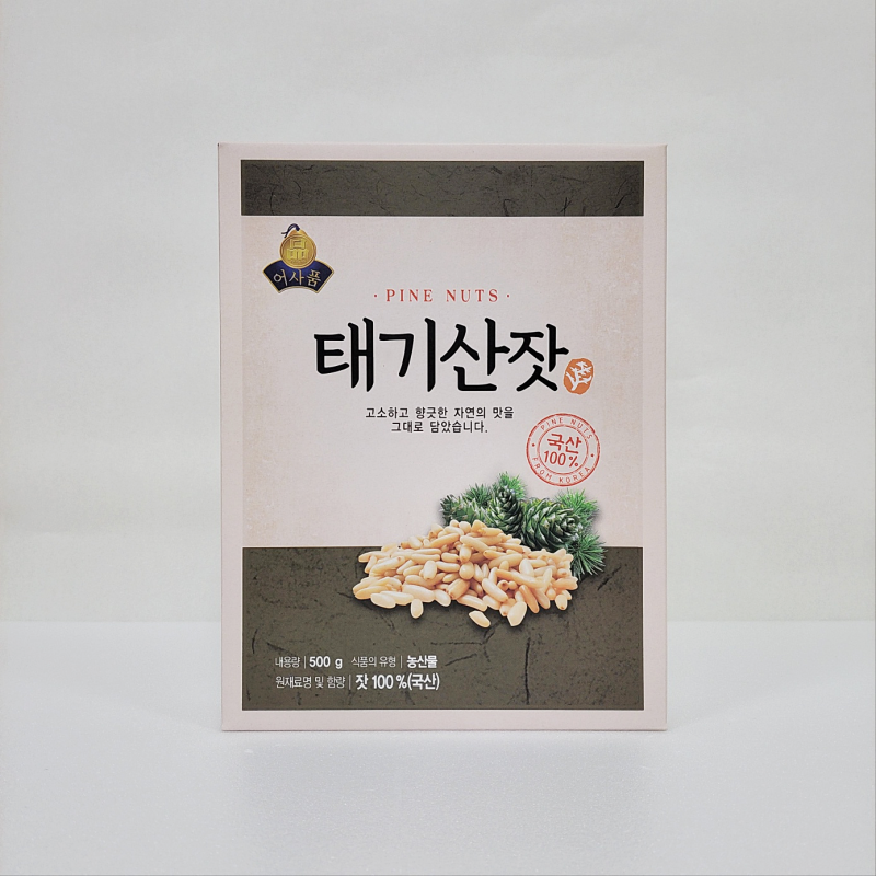 태기산잣,국내산 태기산잣(500g) 잣선물세트 황잣 백잣 견과 산지직송