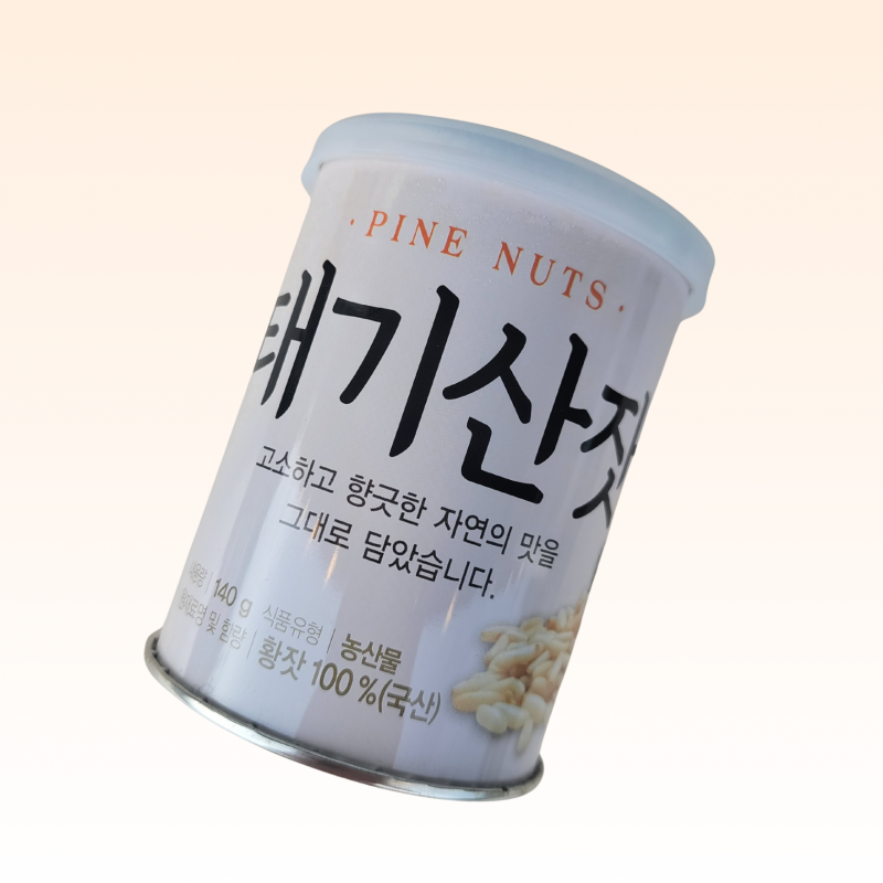 태기산잣,국내산 태기산잣 캔잣(140g x 1캔) 황잣 백잣